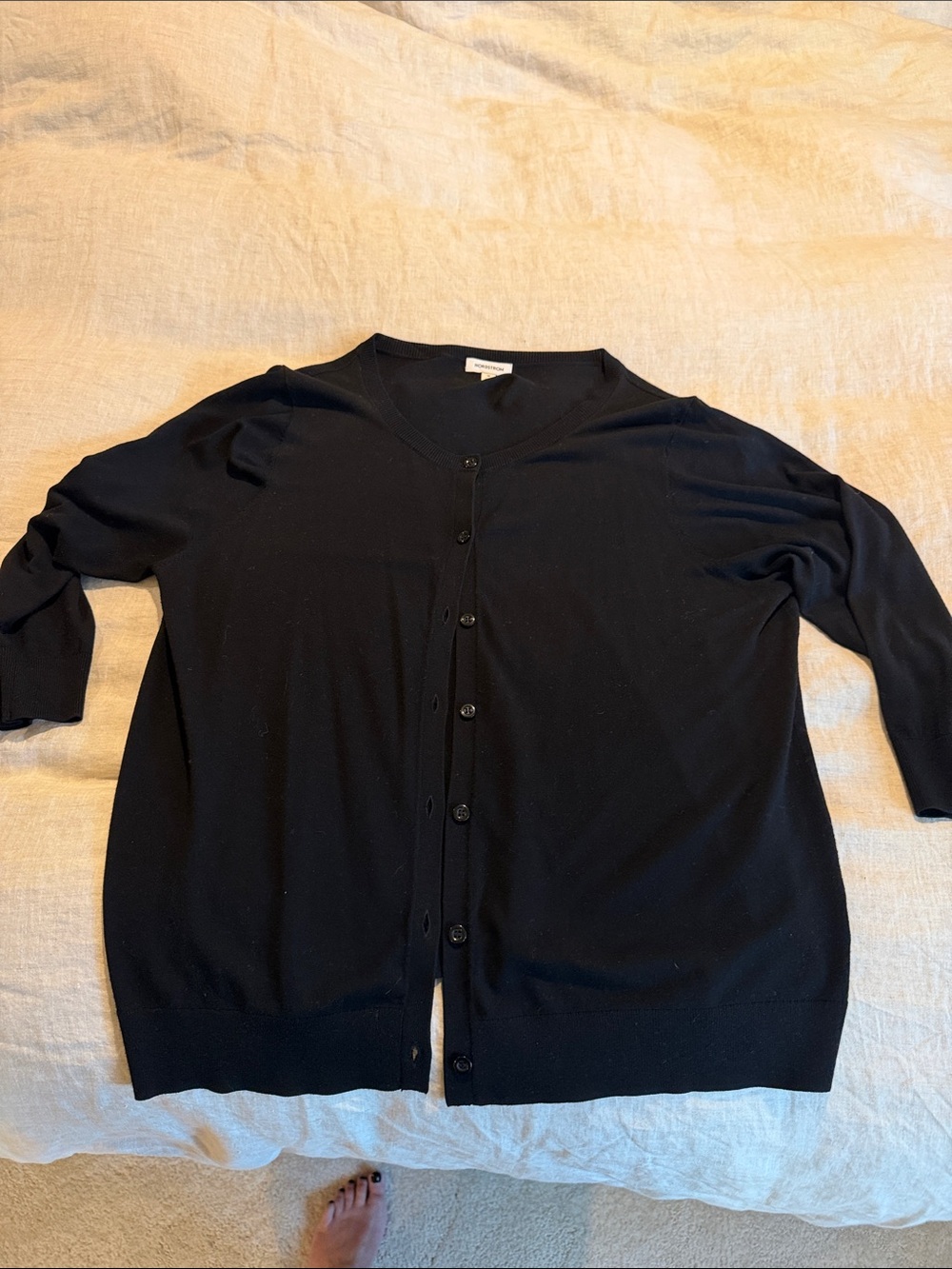 Nordstrom Black Cardigan 1X